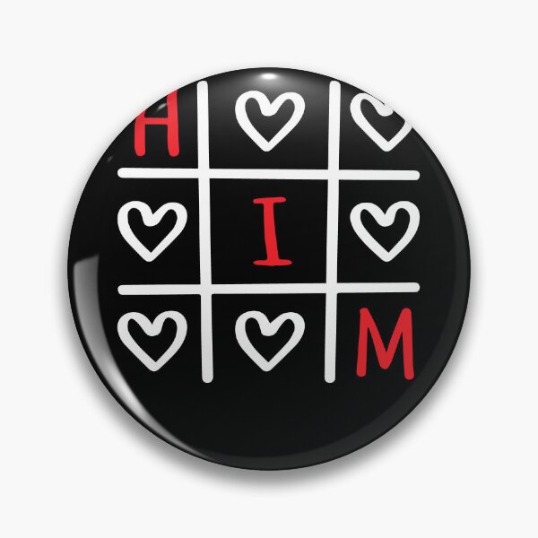 Item preview, H I M Tic Tac Toe Valentine's Day Lover designed and sold by GrumpySableye.