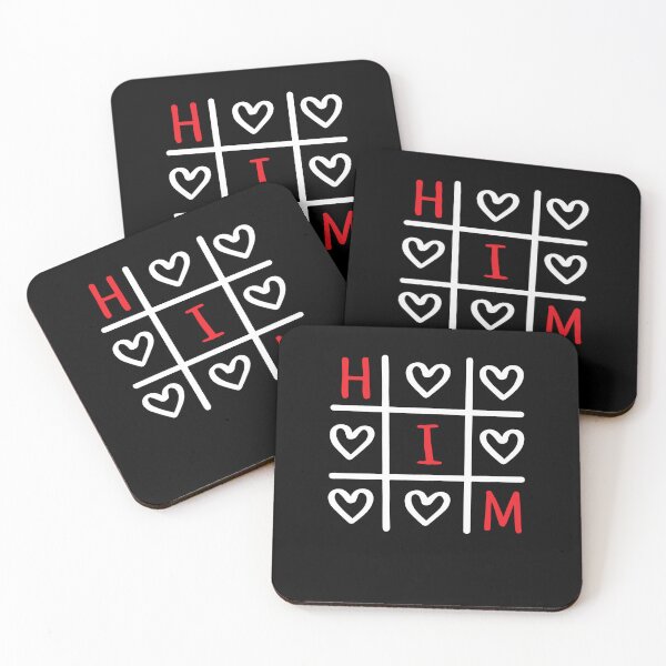 Item preview, H I M Tic Tac Toe Valentine's Day Lover designed and sold by GrumpySableye.