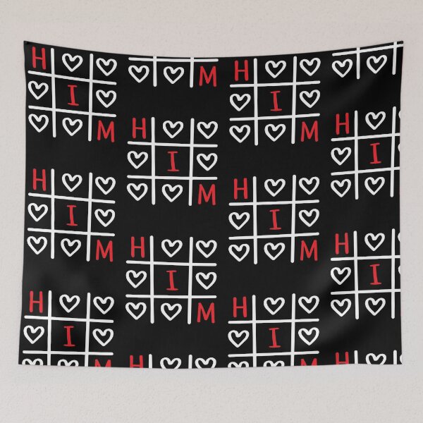 Item preview, H I M Tic Tac Toe Valentine's Day Lover designed and sold by GrumpySableye.