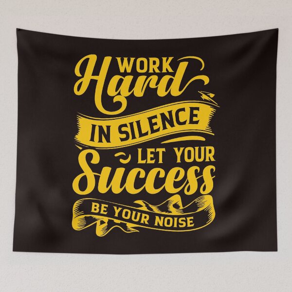 Item preview, Work hard in silence designed and sold by zbigniewcz.
