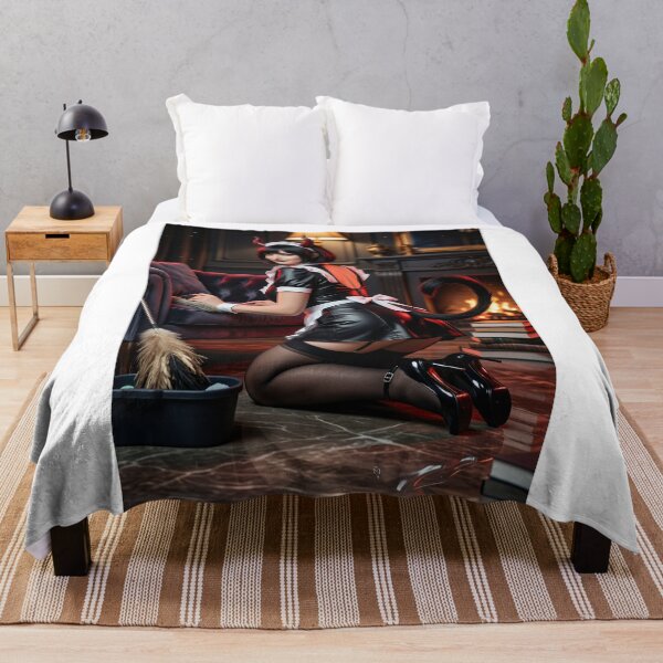 Item preview, Demon Maid Tidy Up in Gothic Living Room designed and sold by CathryneDelamort.