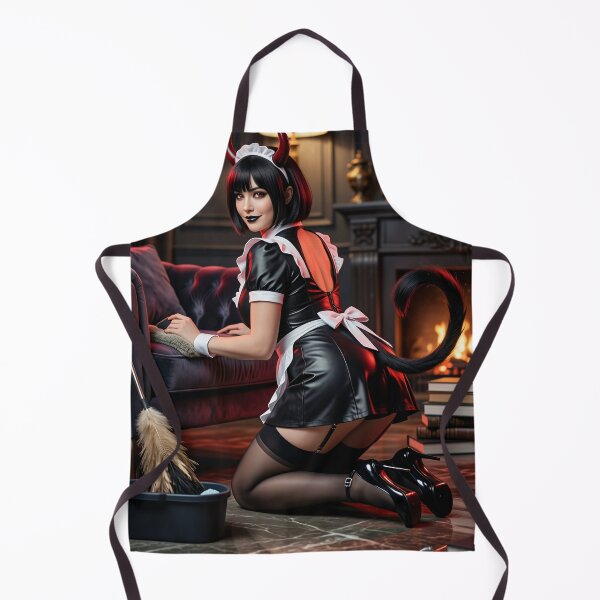 Item preview, Demon Maid Tidy Up in Gothic Living Room designed and sold by CathryneDelamort.