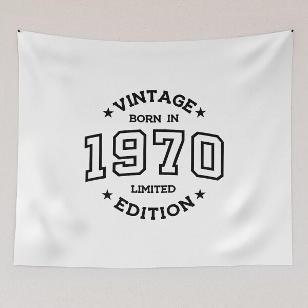 Item preview, Born in 1970 - Retro Style Print designed and sold by Viktor Milana.