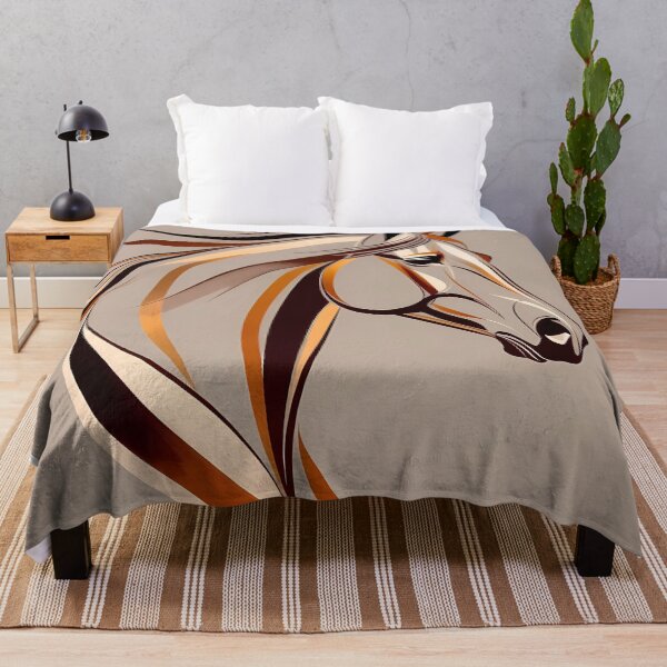 Item preview, Stylized Horse Abstract Artwork (image size 7840x11680) designed and sold by Digital-Davinci.