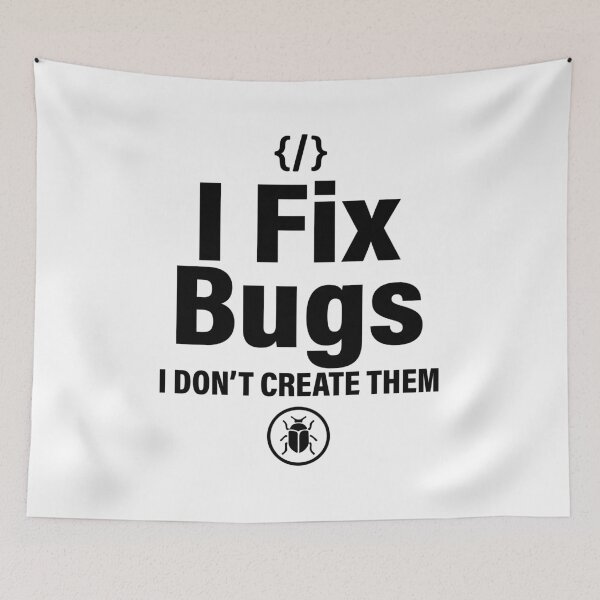 Item preview, I Fix Bugs Not Create Them Funny Programmer T-Shirt  Developer Debugging Humor Tee designed and sold by Design-Pro-21.