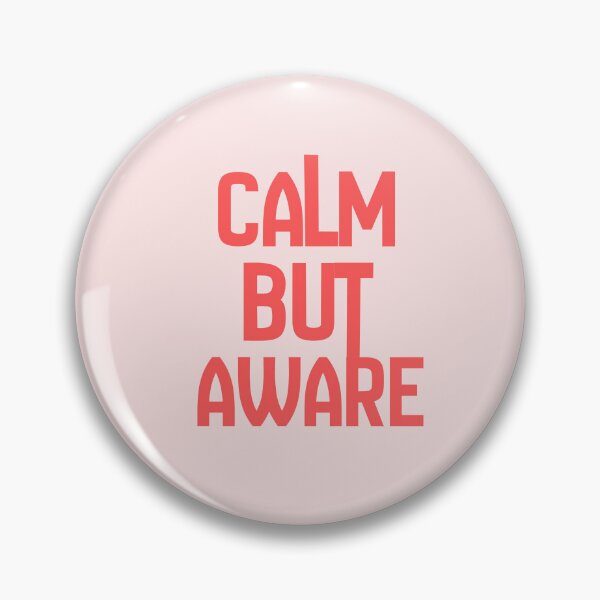 Item preview, Calm But Aware – Quiet Confidence Minimal Quote T-Shirt designed and sold by YasirHamidDesigns .