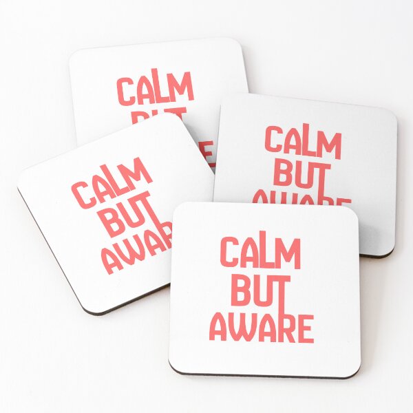 Item preview, Calm But Aware – Quiet Confidence Minimal Quote T-Shirt designed and sold by YasirHamidDesigns .