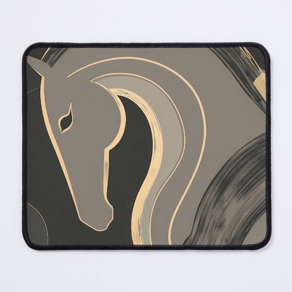 Item preview, Stylized Horse Abstract Artwork (image size 7840x11680) designed and sold by Digital-Davinci.