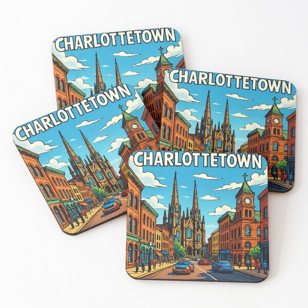 Item preview, Charlottetown, city | Comics stylCartoone -  designed and sold by ComicsFactory.