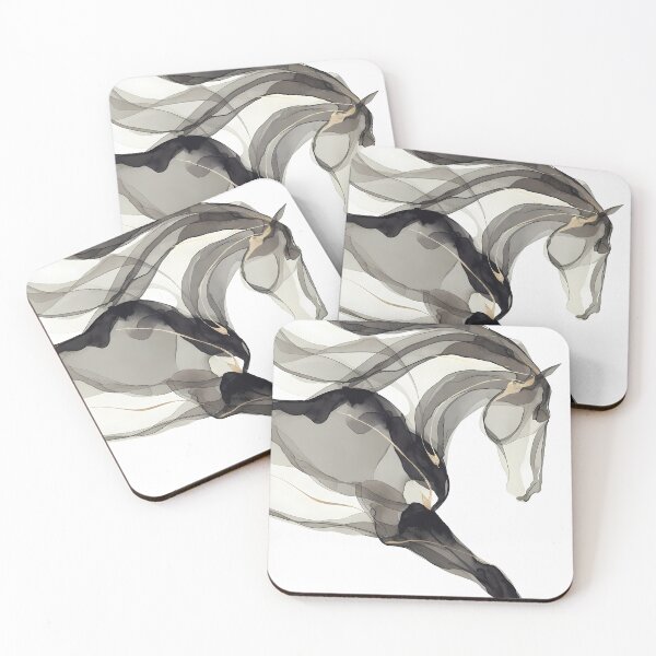 Item preview, Stylized Horse Abstract Artwork (image size 7840x11680) designed and sold by Digital-Davinci.