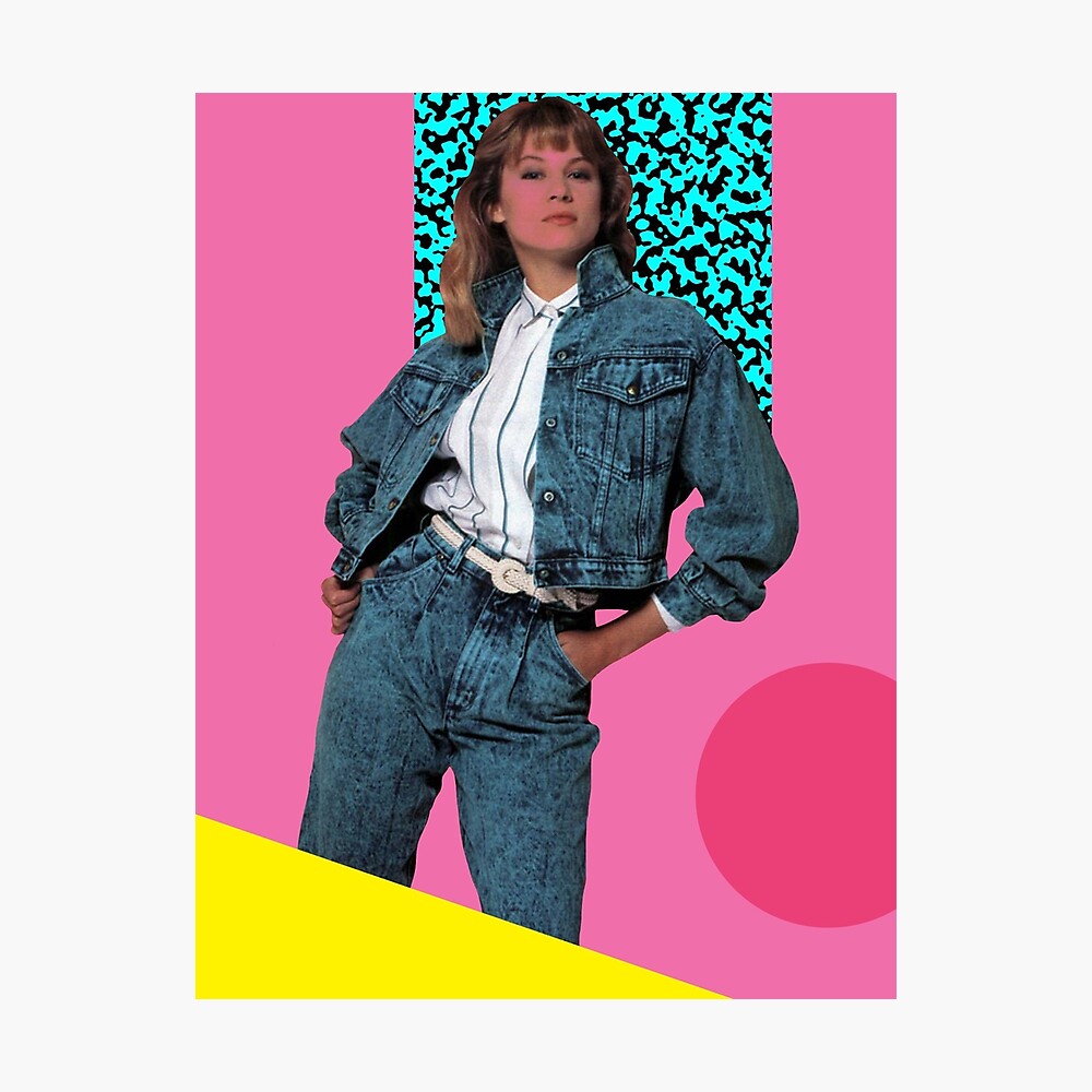 Vintage 80s Denim Jean Jacket Semi Cropped Hipster Front Pockets Size Large  | 80s denim, Denim jean jacket, Denim fashion