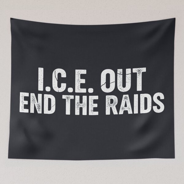 Item preview, ICE Out End The Raids designed and sold by HowToCanadian.