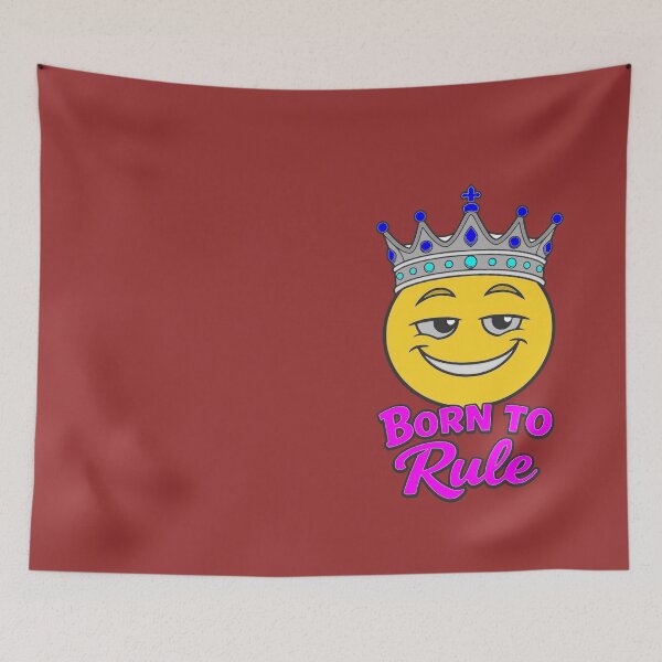 Item preview, Born to Rule Crown Emoji designed and sold by NeerPrema.