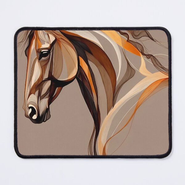Item preview, Stylized Horse Abstract Artwork (image size 7840x11680) designed and sold by Digital-Davinci.