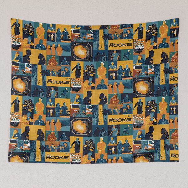Item preview, The Rookie season 8 graphic illustration collage poster | The Rookie designed and sold by gottaloveseries.