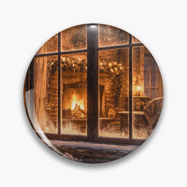 Item preview, FIRESIDE WINDOW designed and sold by JoshArtProjects.