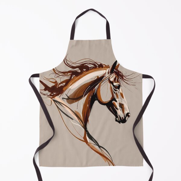 Item preview, Stylized Horse Abstract Artwork (image size 7840x11680) designed and sold by Digital-Davinci.