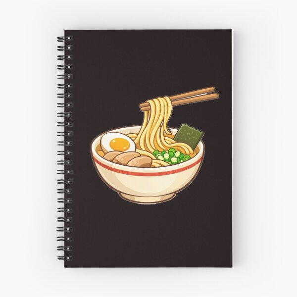 Artikelvorschau, Ramen-Schüssel – Illustration von warmen japanischen Nudeln entworfen und verkauft von ViNiPu.