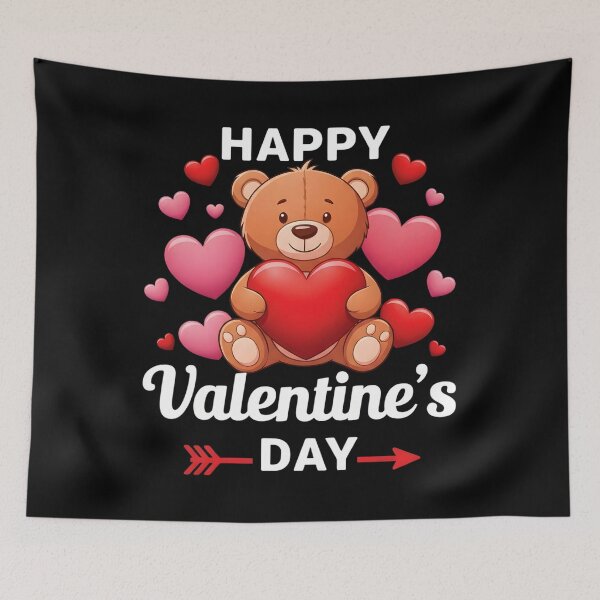 Item preview, Happy Valentine Funny Cute Teddy Bear designed and sold by OlakunleOloroz.