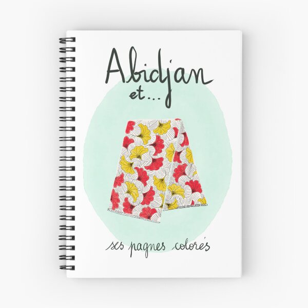 Item preview, Abidjan and...its colorful loincloths designed and sold by Jour de pluie illustrations.