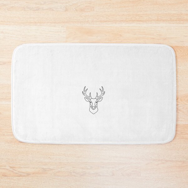Item preview, Minimalist Stag Head Line Art designed and sold by Clockwork Shark Studios.
