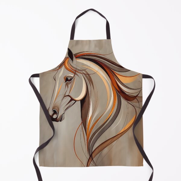 Item preview, Stylized Horse Abstract Artwork (image size 7840x11680) designed and sold by Digital-Davinci.
