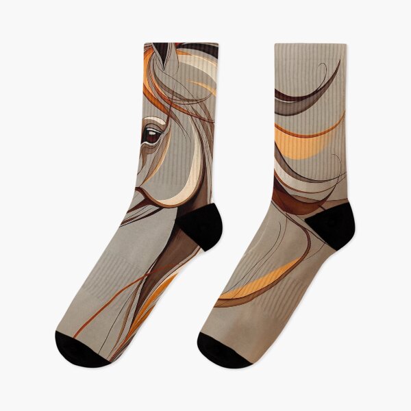Item preview, Stylized Horse Abstract Artwork (image size 7840x11680) designed and sold by Digital-Davinci.