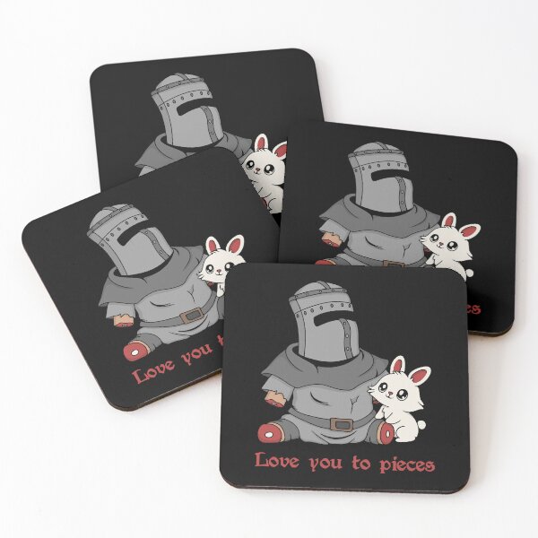 Item preview, Love you to Pieces Knight and Bunny designed and sold by loobsart.