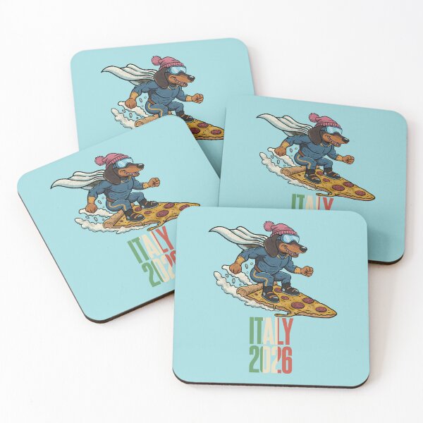 Item preview, Italian Speed: Dachshund on a Pizza Board designed and sold by CARPIO Creations.