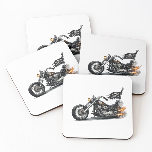 Item preview, Motorcycle Chopper Black Stile designed and sold by AlexandreSM.