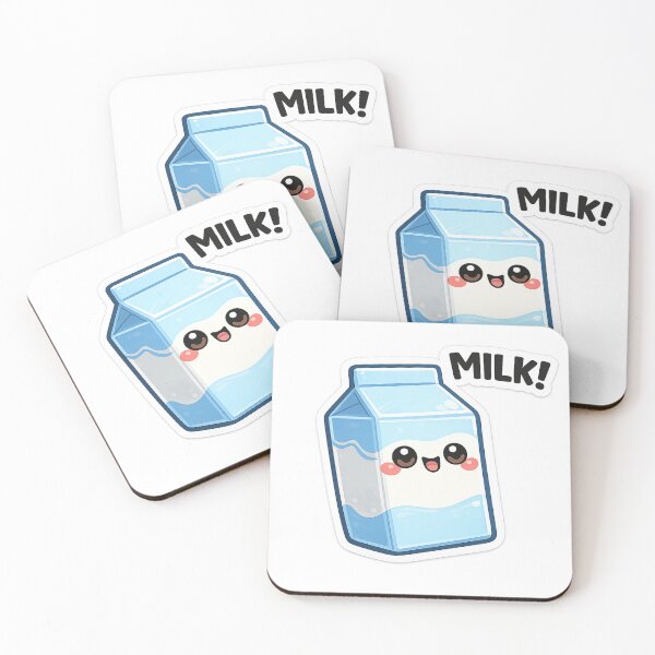 Item preview, Milk Carton Character Dairy Lover Cute Sticker Design designed and sold by LongIslandDesgn.