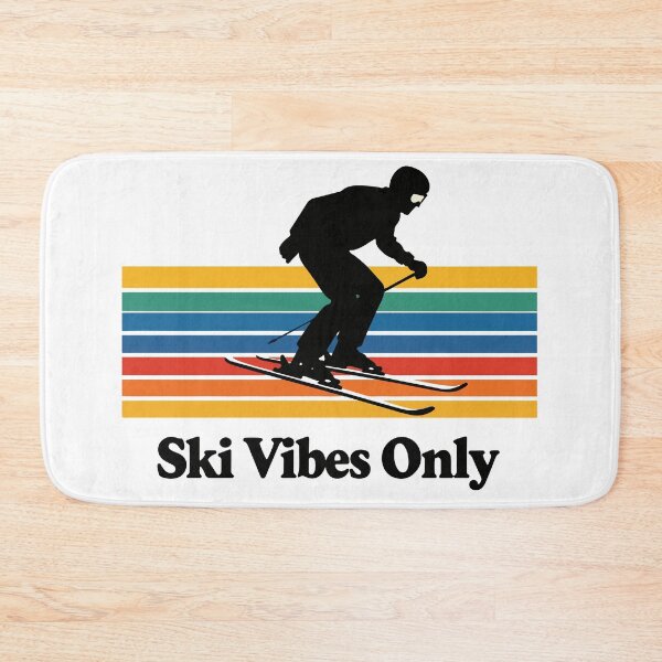Item preview, Ski Vibes Only Retro Skier T-Shirt  Vintage Skiing Winter Sports Tee designed and sold by Design-Pro-21.