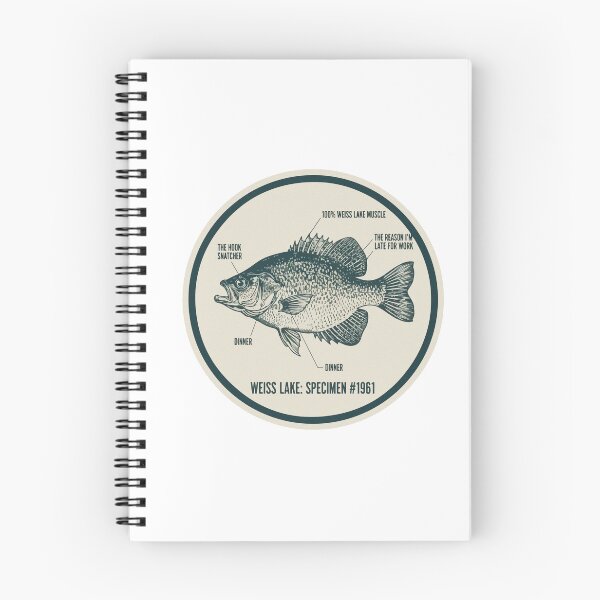 Item preview, Weiss Lake Bass Diagram Sticker designed and sold by Kakon-52.