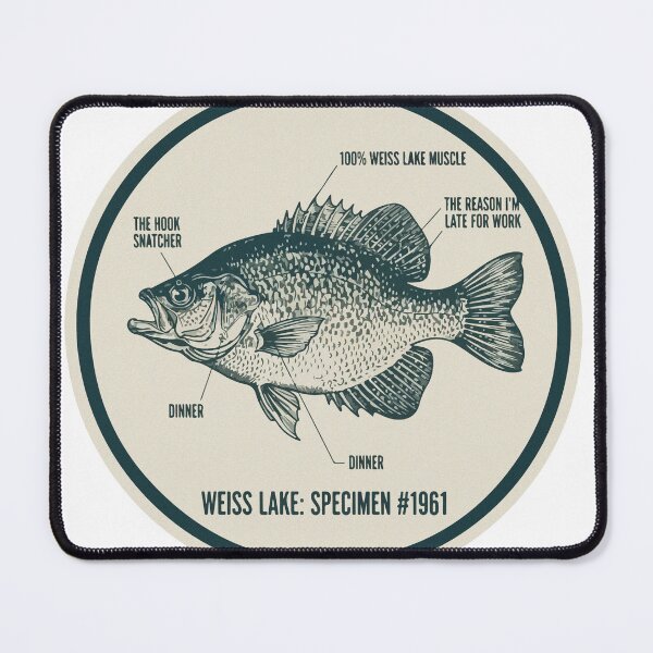 Item preview, Weiss Lake Bass Diagram Sticker designed and sold by Kakon-52.