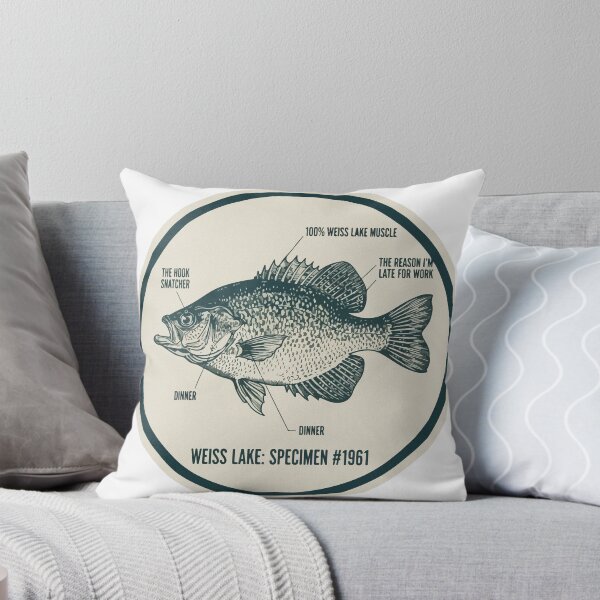 Item preview, Weiss Lake Bass Diagram Sticker designed and sold by Kakon-52.