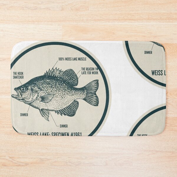 Item preview, Weiss Lake Bass Diagram Sticker designed and sold by Kakon-52.