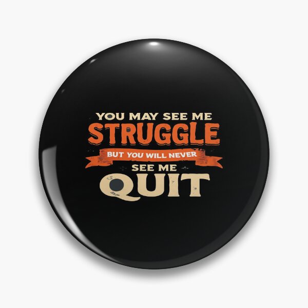 Item preview, Never Quit Motivational Quote Design – Bold Typography for Fighters, Hustlers & Dreamers designed and sold by Bright Nest Studio.