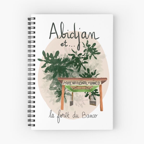 Item preview, Abidjan and...the Banco forest designed and sold by Jour de pluie illustrations.