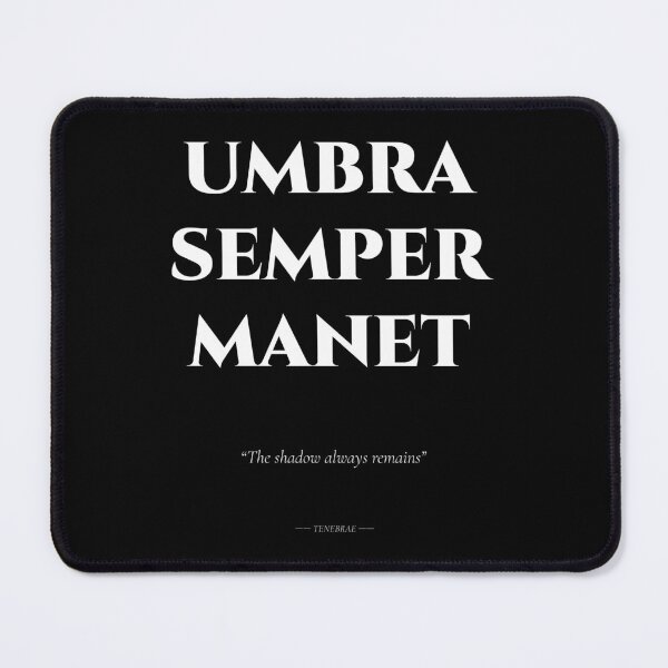 Item preview, Umbra Semper Manet – Shadow-Themed Latin Quote designed and sold by BrushRushX.