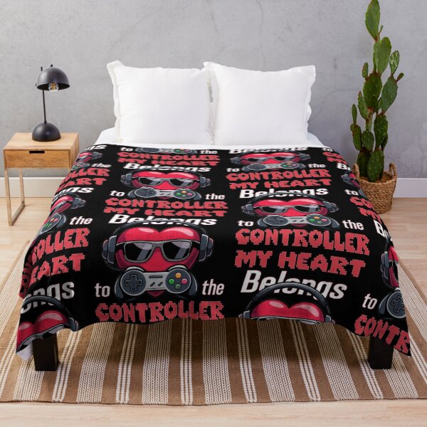 Item preview, My Heart Belongs To The Controller Gamer valentines day-Gaming designed and sold by GrumpySableye.