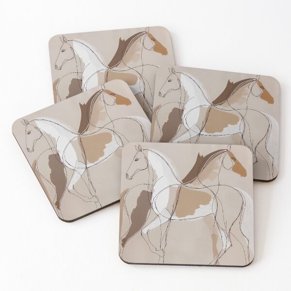 Item preview, Stylized Horse Abstract Artwork (image size 7840x11680) designed and sold by Digital-Davinci.