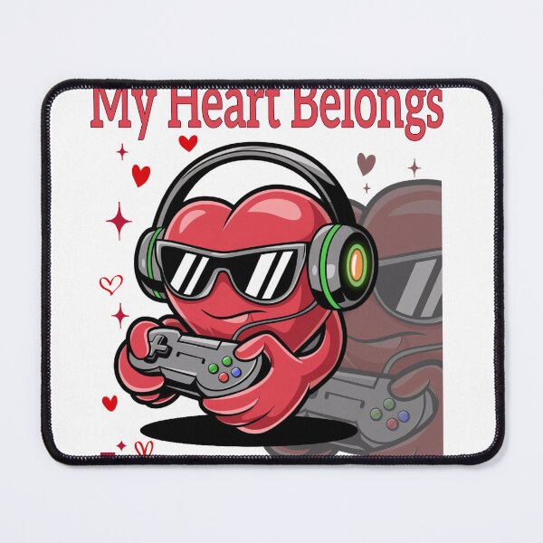 Item preview, My Heart Belongs To The Controller Gamer Valentine designed and sold by GrumpySableye.