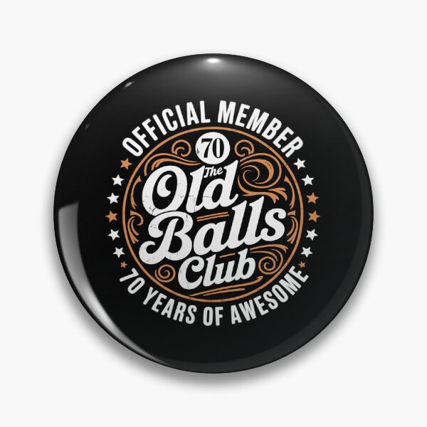 Item preview, Old Balls Club 70 Years of Awesome 70th birthday 3 designed and sold by joyouartArt.