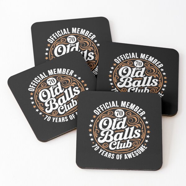 Item preview, Old Balls Club 70 Years of Awesome 70th birthday 3 designed and sold by joyouartArt.