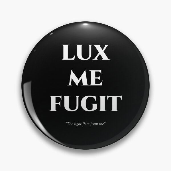 Item preview, Lux Me Fugit – Dark Latin Quote on Light and Shadow designed and sold by BrushRushX.