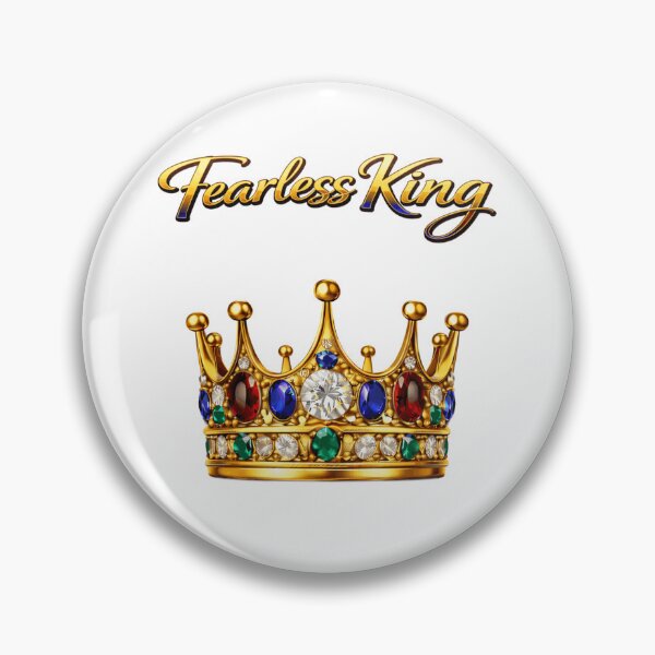 Item preview, Fearless King Crown Royal Power Statement Design designed and sold by AlexLineArt.