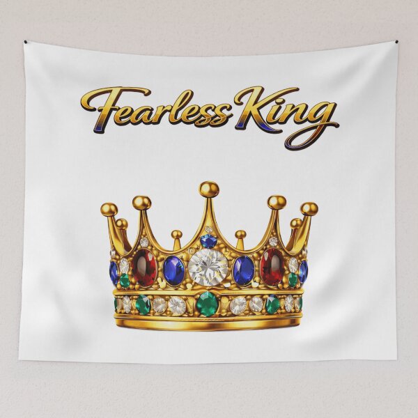 Item preview, Fearless King Crown Royal Power Statement Design designed and sold by AlexLineArt.