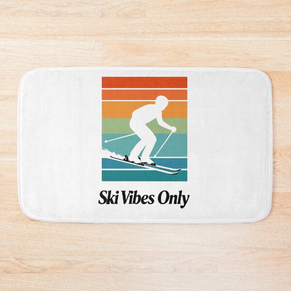 Item preview, Ski Vibes Only Retro Skier T-Shirt  Vintage Alpine Skiing Winter Sports Tee designed and sold by Design-Pro-21.