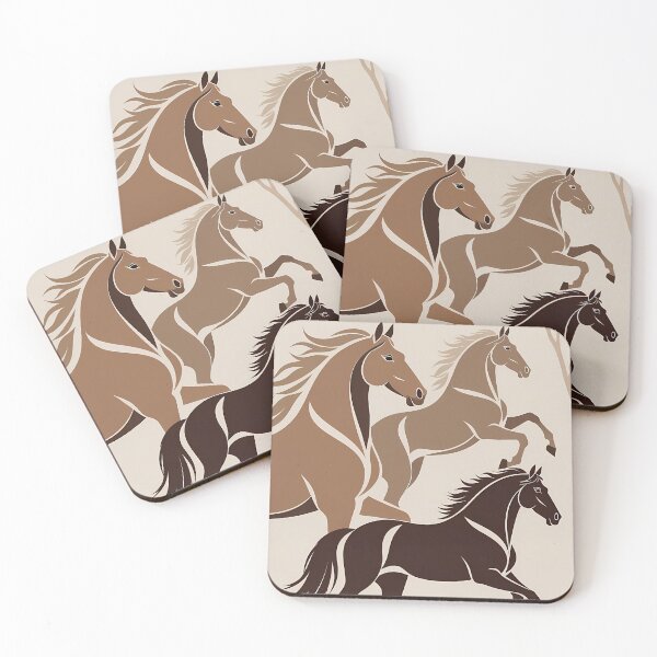 Item preview, Stylized Horse Abstract Artwork (image size 7840x11680) designed and sold by Digital-Davinci.