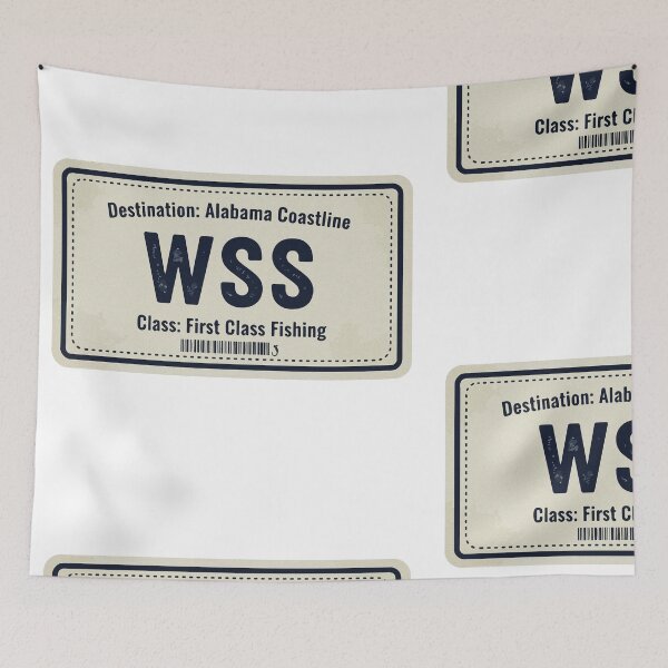 Item preview, Weiss Lake Alabama Vintage Luggage Tag Sticker designed and sold by Kakon-52.
